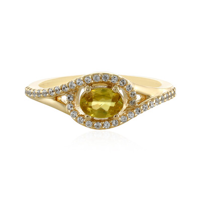 Bague en or et Sphène
