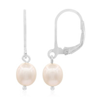 Boucles d'oreilles en argent et Perle de culture d'eau douce (TPC)