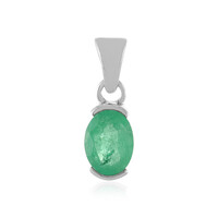 Pendentif en argent et Emeraude d'Ethiopie