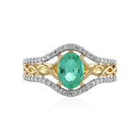 Bague en or et Emeraude de Colombie (AMAYANI)