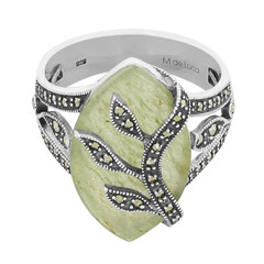 Bague en argent et Aventurine
