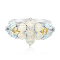 Bague en argent et Topaze bleu ciel