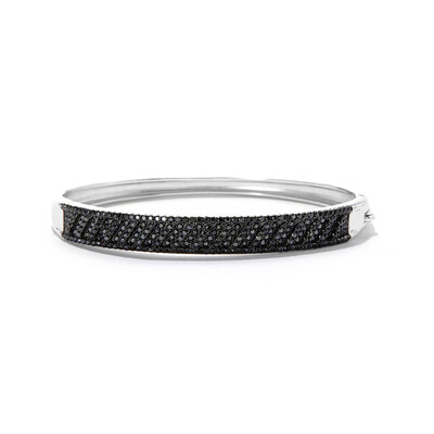 Bracelet en argent et Spinelle noir