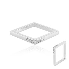 Bague en argent et Zircon
