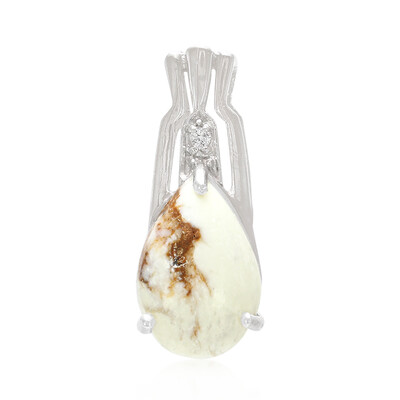 Pendentif en argent et Magnésite