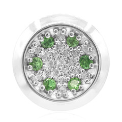 Pendentif en argent et Grenat Tsavorite