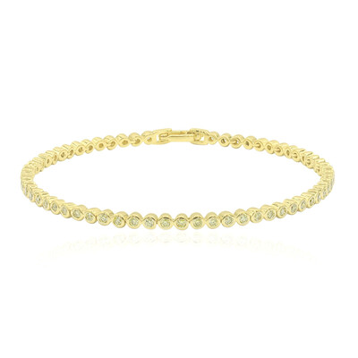 Bracelet en or et Diamant jaune canari SI1 (Annette)