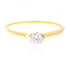 Bague en or et Diamant Flawless (D) (LUCENT DIAMONDS)