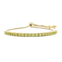 Bracelet en argent et Péridot