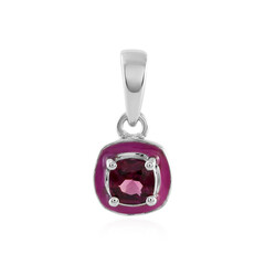 Pendentif en argent et Grenat Rhodolite