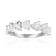 Bague en argent et Topaze blanche