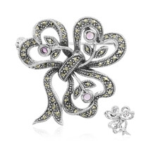 Broche en argent et Améthyste