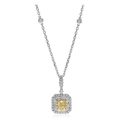 Collier en or et Diamant SI2 jaune (CIRARI)
