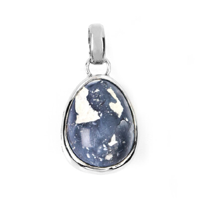Pendentif en argent et Jaspe Maligano