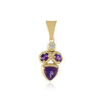 Pendentif en argent et Améthyste