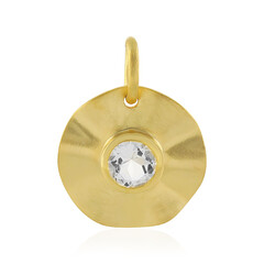 Pendentif en argent et Quartz blanc