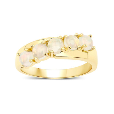 Bague en argent et Opale Welo