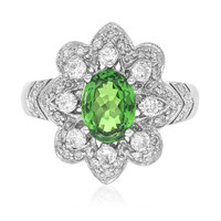 Bague en or et Grenat Tsavorite AAA (CIRARI)