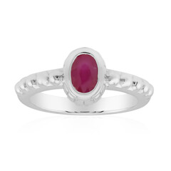 Bague en argent et Rubis de Birmanie (Pallanova)
