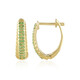 Boucles d'oreilles en argent et Tsavorite de Tanzanie