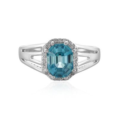 Bague en argent et Zircon de Ratanakiri
