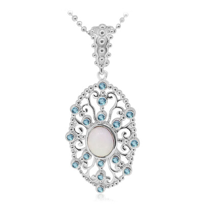 Collier en argent et Opale Welo (Dallas Prince Designs)