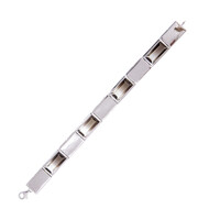 Bracelet en argent et Quartz multicolore
