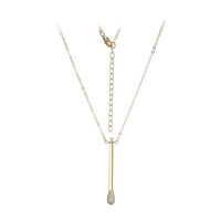 Collier en argent et Zircon (Adela Silber)