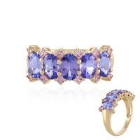 Bague en or et Tanzanite