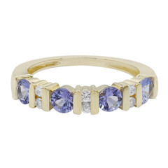 Bague en or et Tanzanite