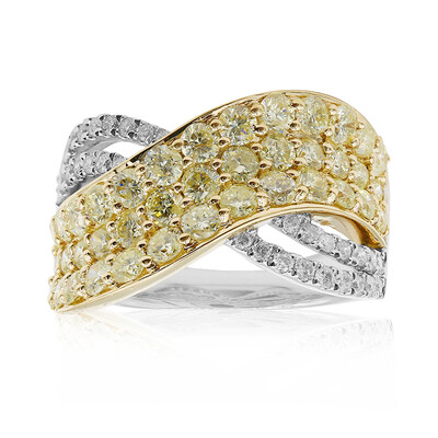Bague en or et Diamant SI2 jaune (CIRARI)