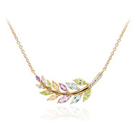 Collier en argent et Topaze bleu ciel