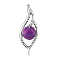 Pendentif en argent et Turquoise pourpre de Mohavie
