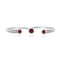 Bague en argent et Rubis de Tanzanie (de Melo)