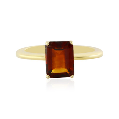 Bague en argent et Citrine Madère
