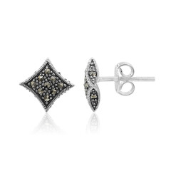 Boucles d'oreilles en argent et Marcassite