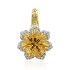 Pendentif en or et Citrine (Glenn Lehrer)