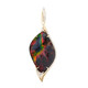 Pendentif en or et Ammolite (de Melo)