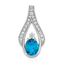 Pendentif en argent et Topaze de Marambaia