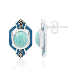 Boucles d'oreilles en argent et Amazonite