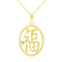 Collier en argent et Topaze blanche