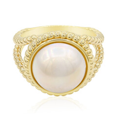 Bague en argent et Perle de Mabé (TPC)