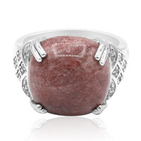 Bague en argent et Thulite
