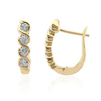 Boucles d'oreilles en or et Diamant IF (D)