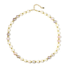 Collier en argent et Hématite dorée