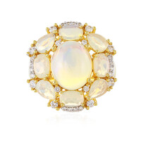 Bague en argent et Opale Welo