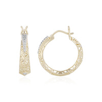 Boucles d'oreilles en or et Diamant I1 couleur (I) (Ornaments by de Melo)