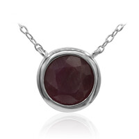 Collier en argent et Rubis