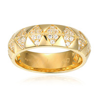 Bague en argent et Topaze blanche