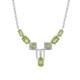 Collier en argent et Péridot